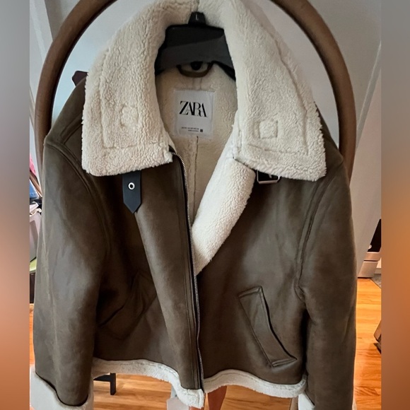 NWT ZARA OVERSIZED DOUBLE FACED JACKET SIZE M 
🚨 FINAL PRICE NO OFFER ACCEPT - Picture 10 of 16